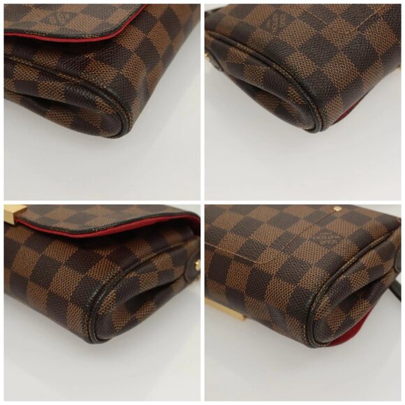 LOUIS VUITTON Damier Ebene Favorit PM Shoulder Bag 2way - Picture 16 of 16
